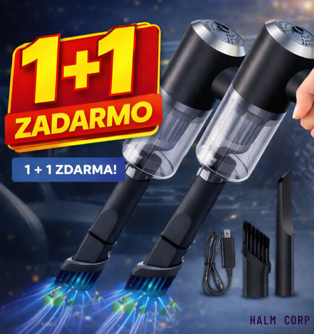 1+1 ZADARMO Prenosný vysávač 3 v 1